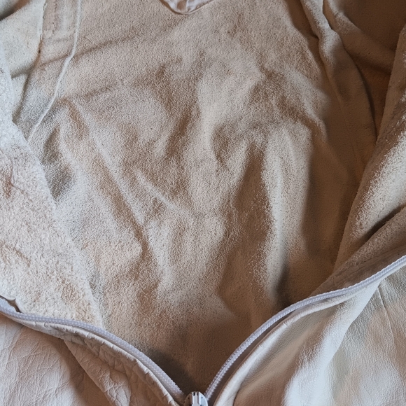 Vintage TRASHY LINGERIE White Leather Buckle Halter Distressed Stage Goth Rocker - Picture 10 of 10